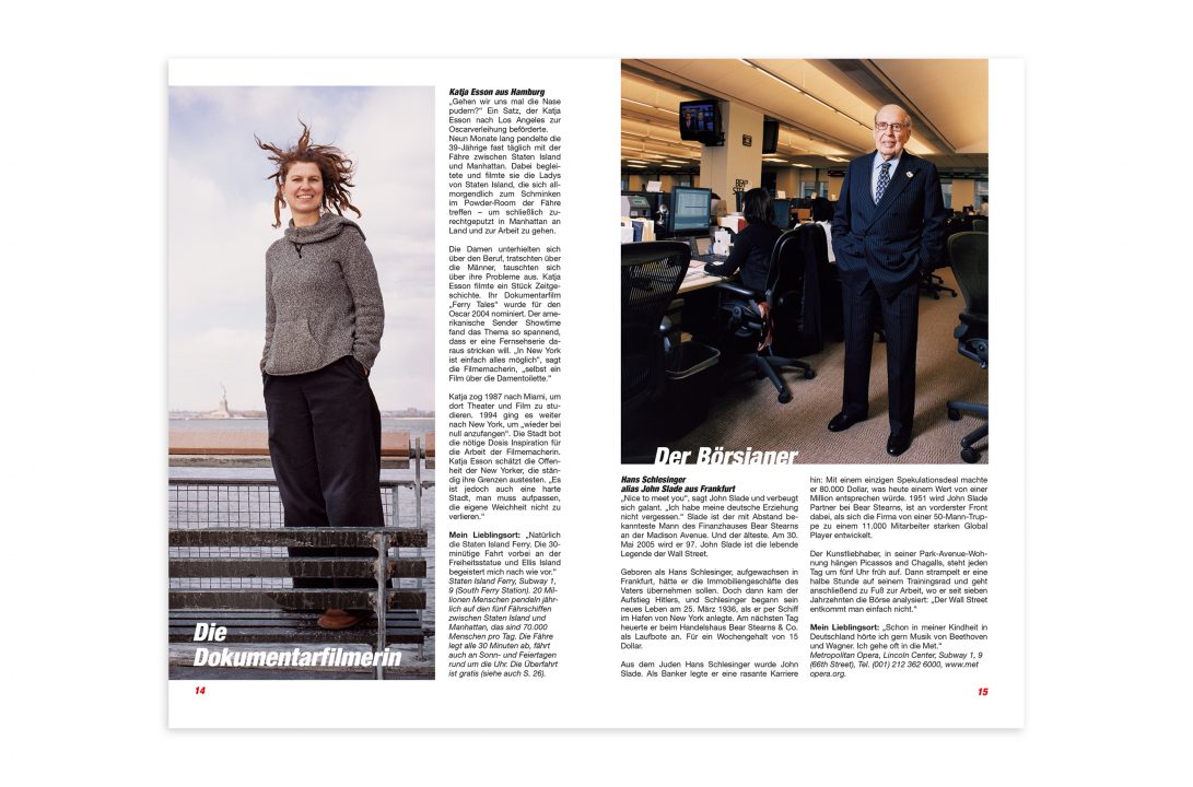 Big City Innenseiten Design Editorial