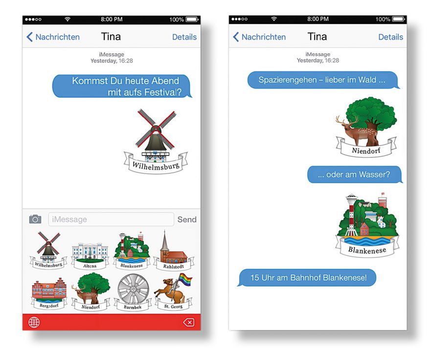 Haspa Hamburg Emojis Chat