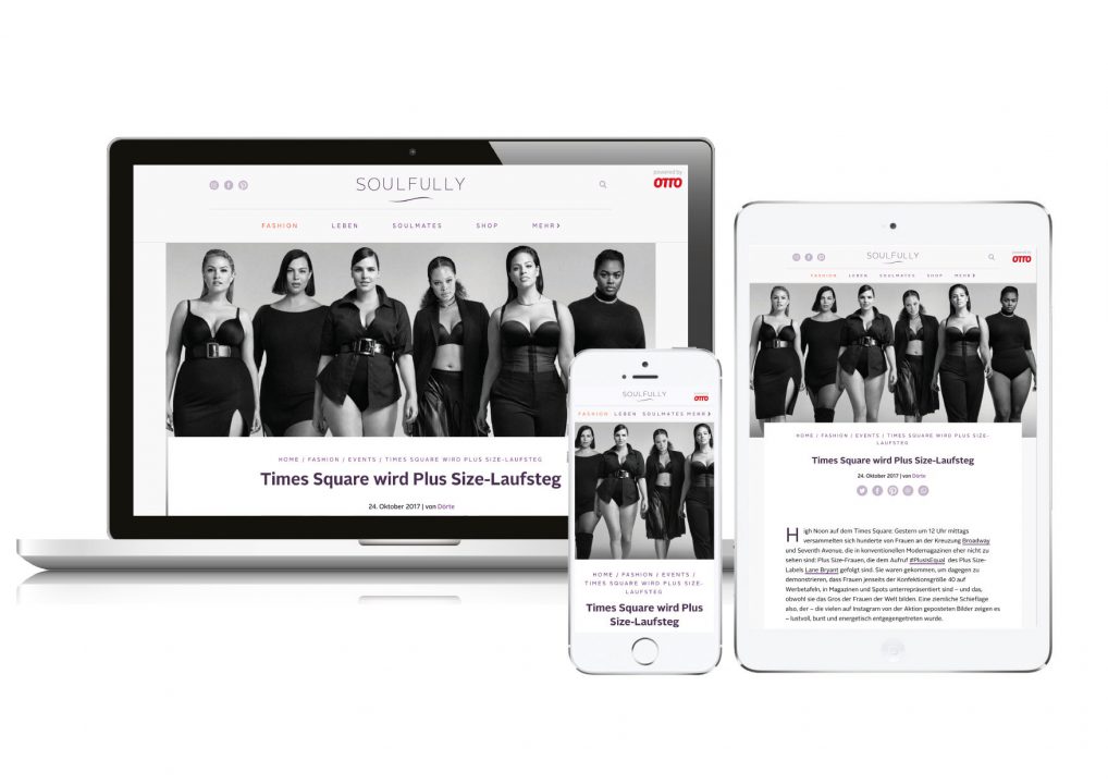 Soulfully OTTO Startseite Responsive Design