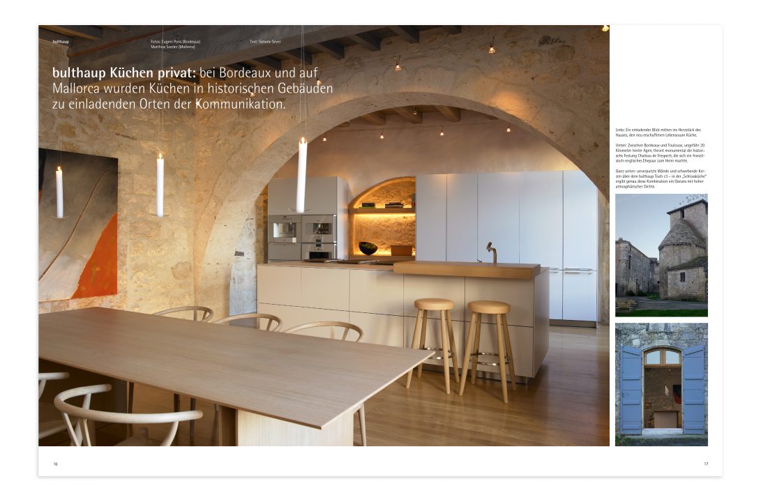 bulthaup Magazin Innenseiten