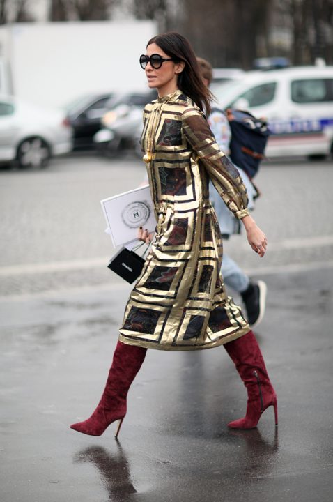 Kleid gold Fashion Streetstyle