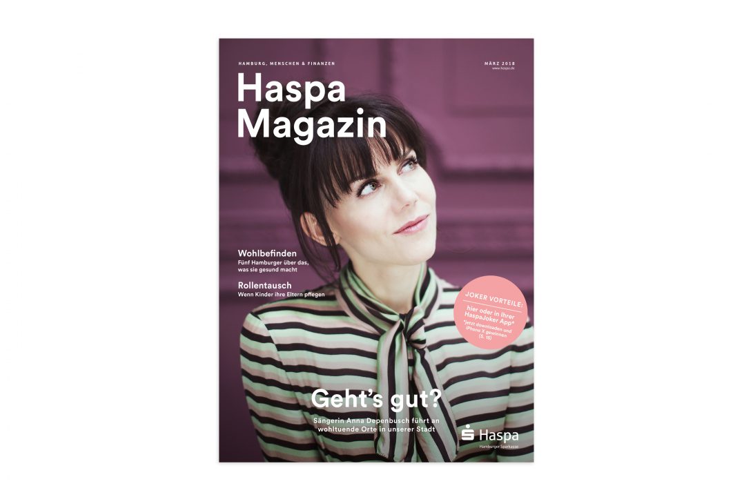 Anja Depenbusch Haspa Magazin
