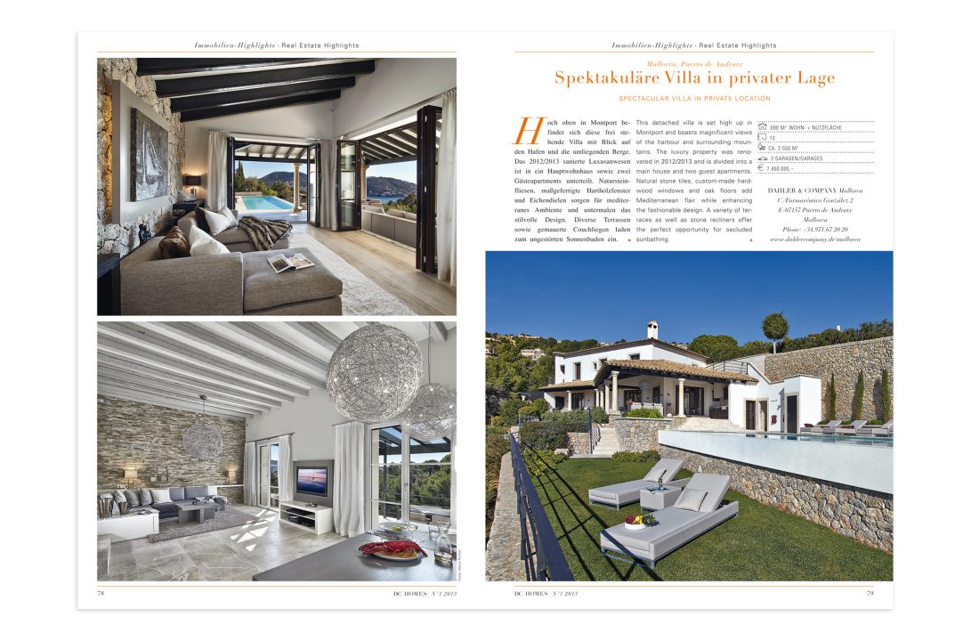 HOMES Magazin Architektur Innenseiten Design