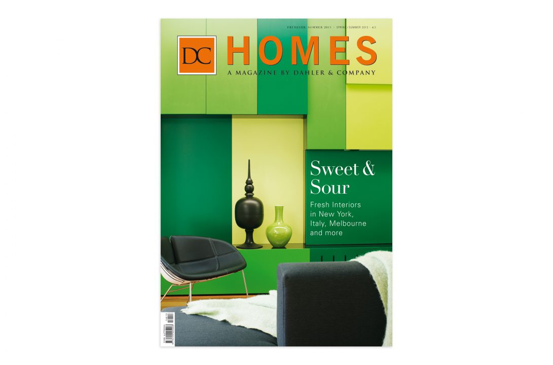 HOMES Magazin Cover gruen