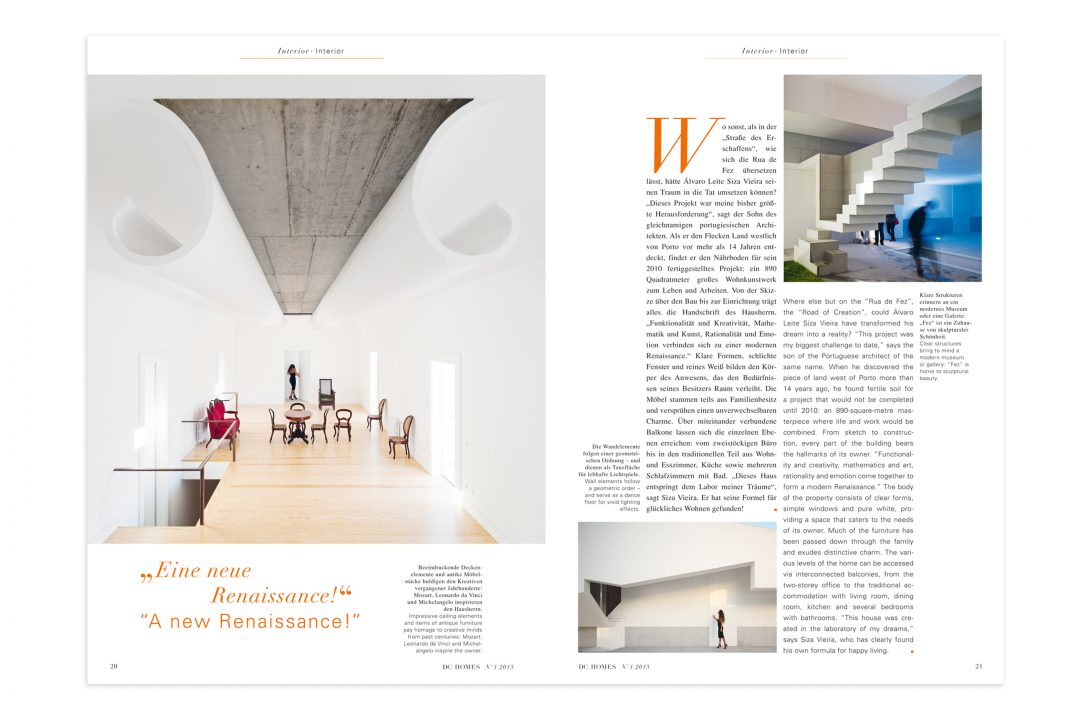 HOMES Magazin Ediorialdesign