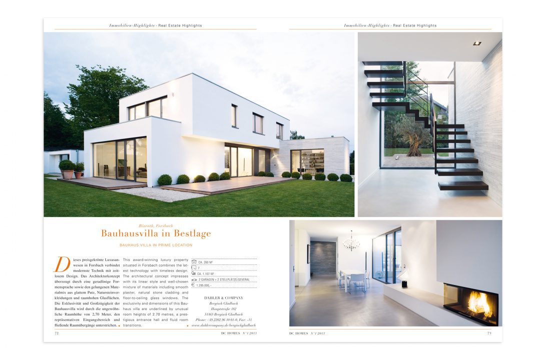 HOMES Magazin Villa Innenseiten