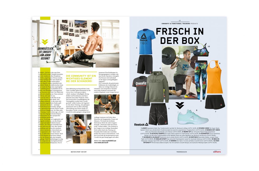 Karstadt Magazin Layout