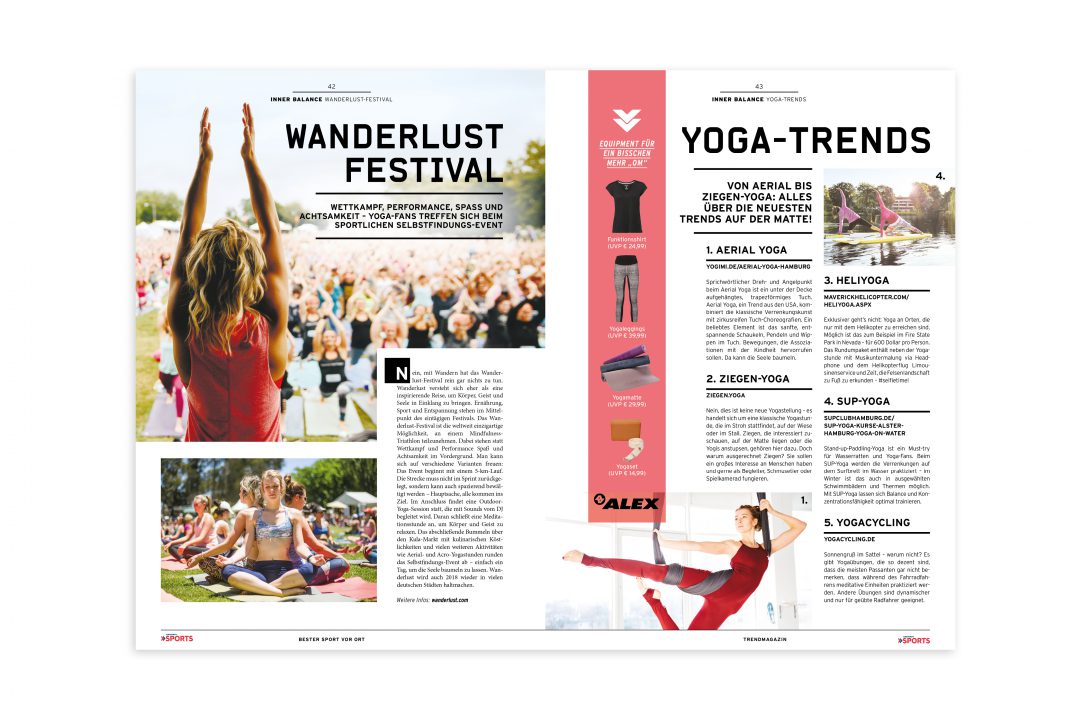 Karstadt Wanderlust Magazin Sport