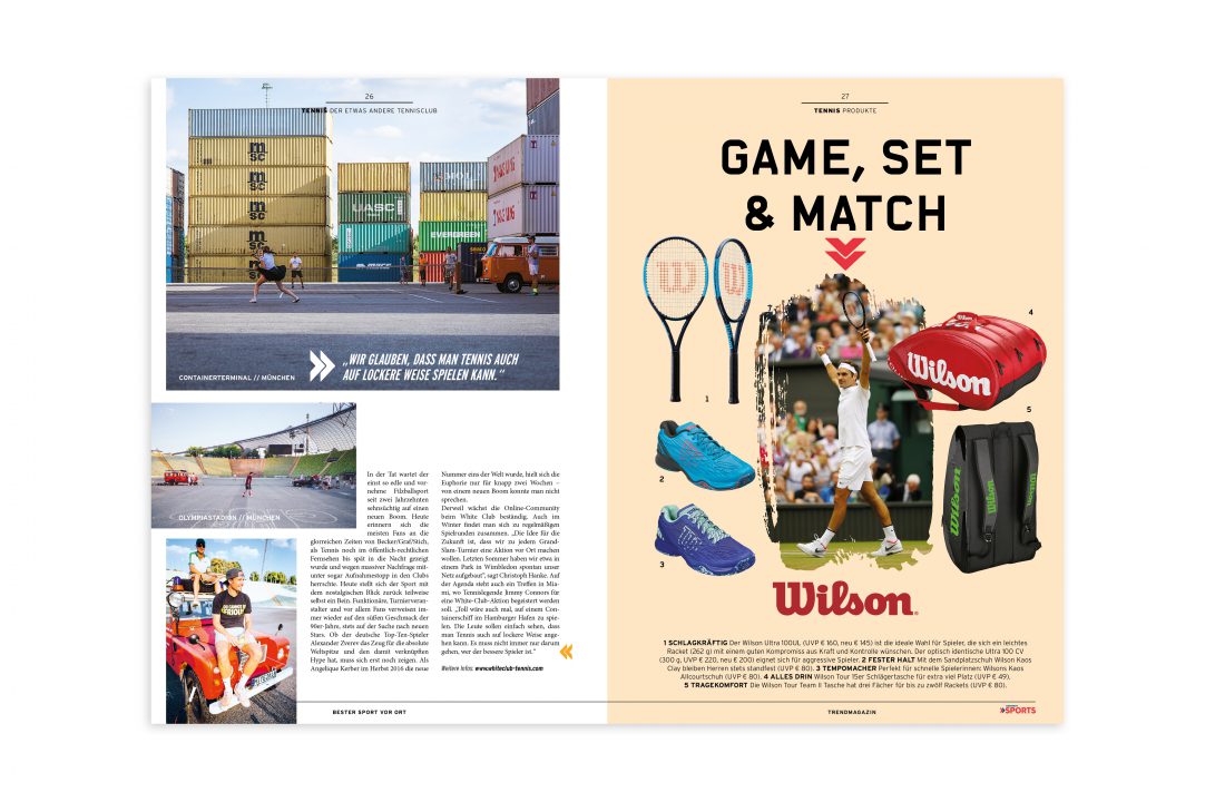 Karstadt Sports Design Editorial