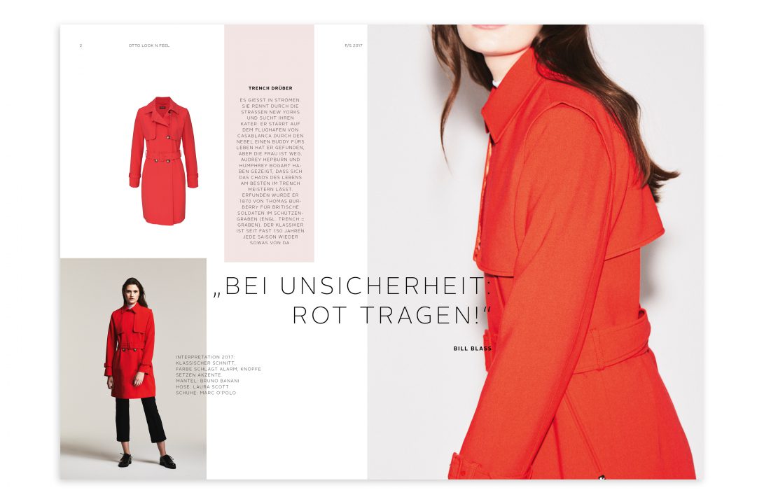 PR Lookbook Innenseiten Fashion