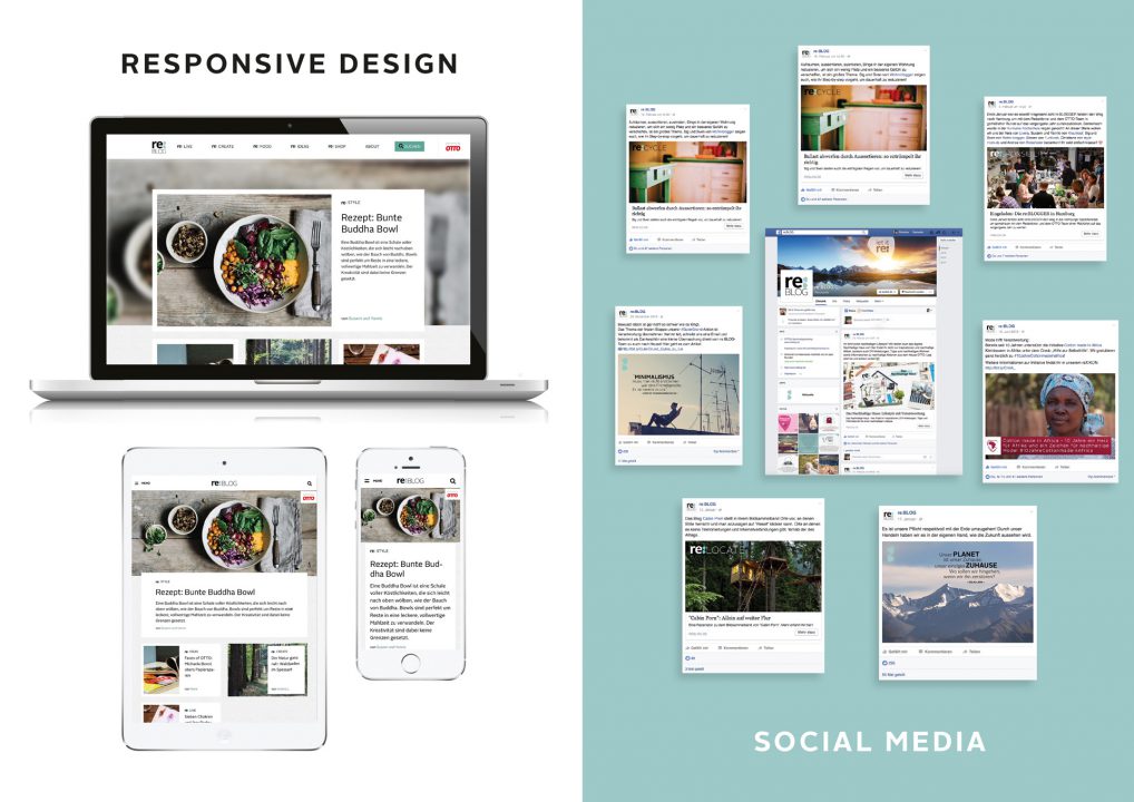reBLOG von OTTO - Responsive-Design und Social-Media-Kanäle