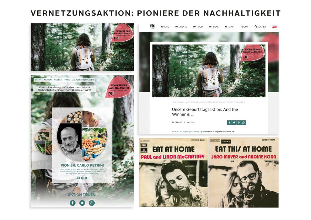 reBLOG von OTTO Vernetzungsaktion Pioniere der Nachhaltigkeit