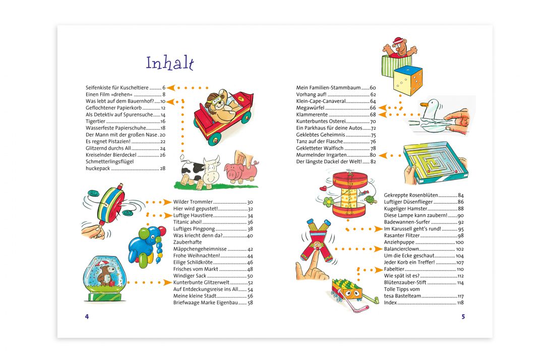 Tesa Bastelbuch Content Companions