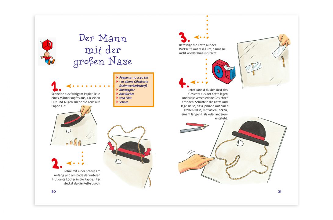 Tesa Buch Basteln Schritt fuer Schritt