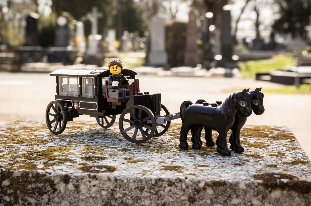 Lego Leichenkutsche Wiener Zentralfriedhof