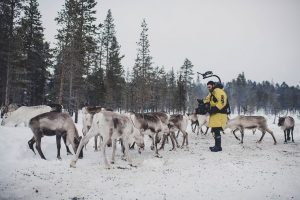 Behind the scenes der Dreharbeiten in Lappland